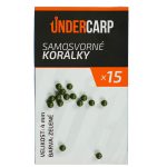 Samosvorné korálky – zelené 4 mm undercarp