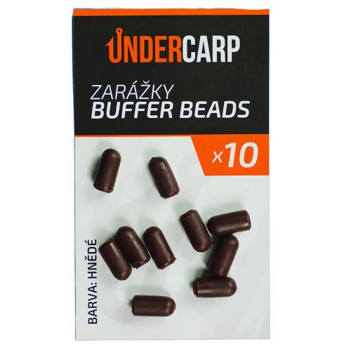 Zarážky Buffer Beads hnědé undercarp