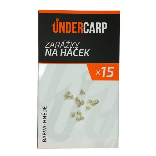 Zarážky na háček hnědé undercarp