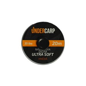 Návazcová šňůra 20 m35 lbs ULTRA SOFT – hnědá undercarp