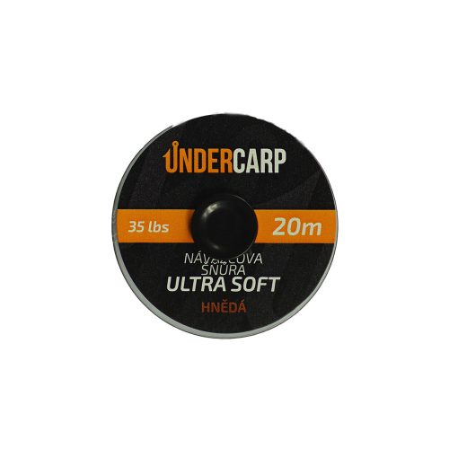 Návazcová šňůra 20 m35 lbs ULTRA SOFT – hnědá undercarp