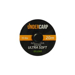 Návazcová šňůra 20 m15 lbs ULTRA SOFT – zelená undercarp