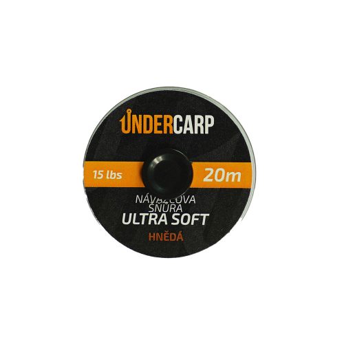 Návazcová šňůra 20 m15 lbs ULTRA SOFT – hnědá undercarp