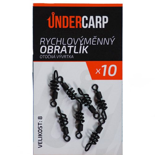 Rychlovýměnný obratlík otočná vývrtka vel. 8 undercarp