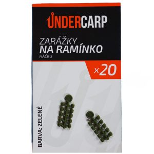 Zarážky na ramínko háčku zelené undercarp