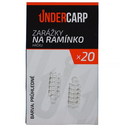 Zarážky na ramínko háčku průhledné undercarp