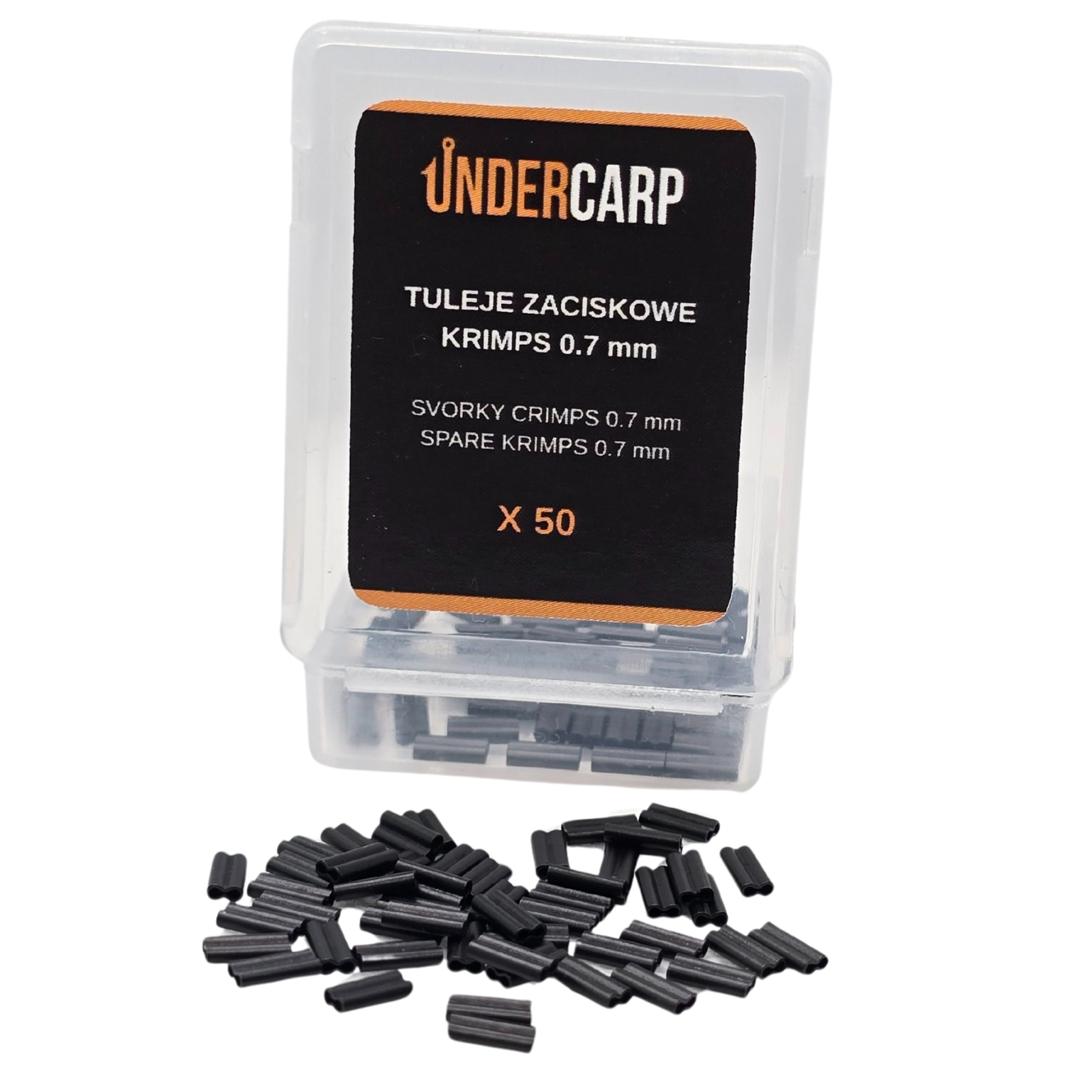 undercarp Svorky Crimpy 0,7mm