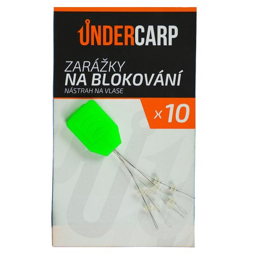 Zarážky na blokování nástrah na vlase undercarp