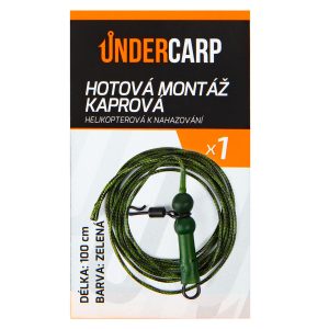 Hotová montáž kaprová helikopterová k nahazování zelená