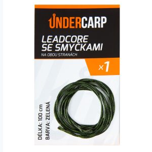 Leadcore se smyčkami na obou stranách zelené