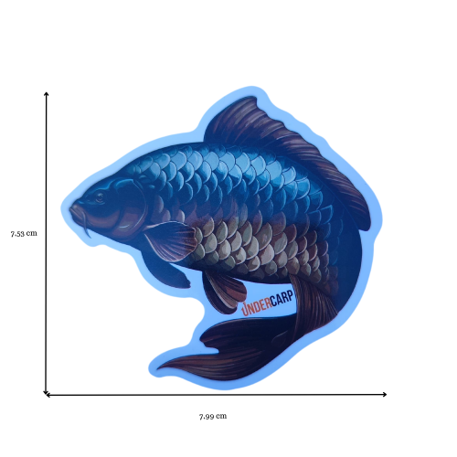 Nálepka s kaprovou rybou undercarp