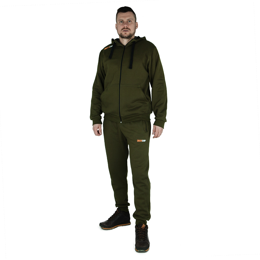 Men’s Zip Hoody Khaki