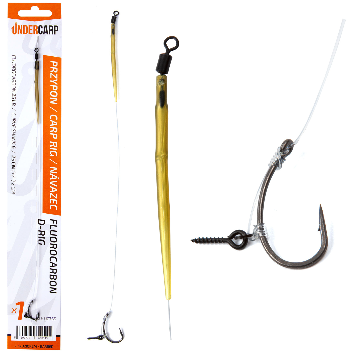 Návazec Fluorocarbon D-Rig 6