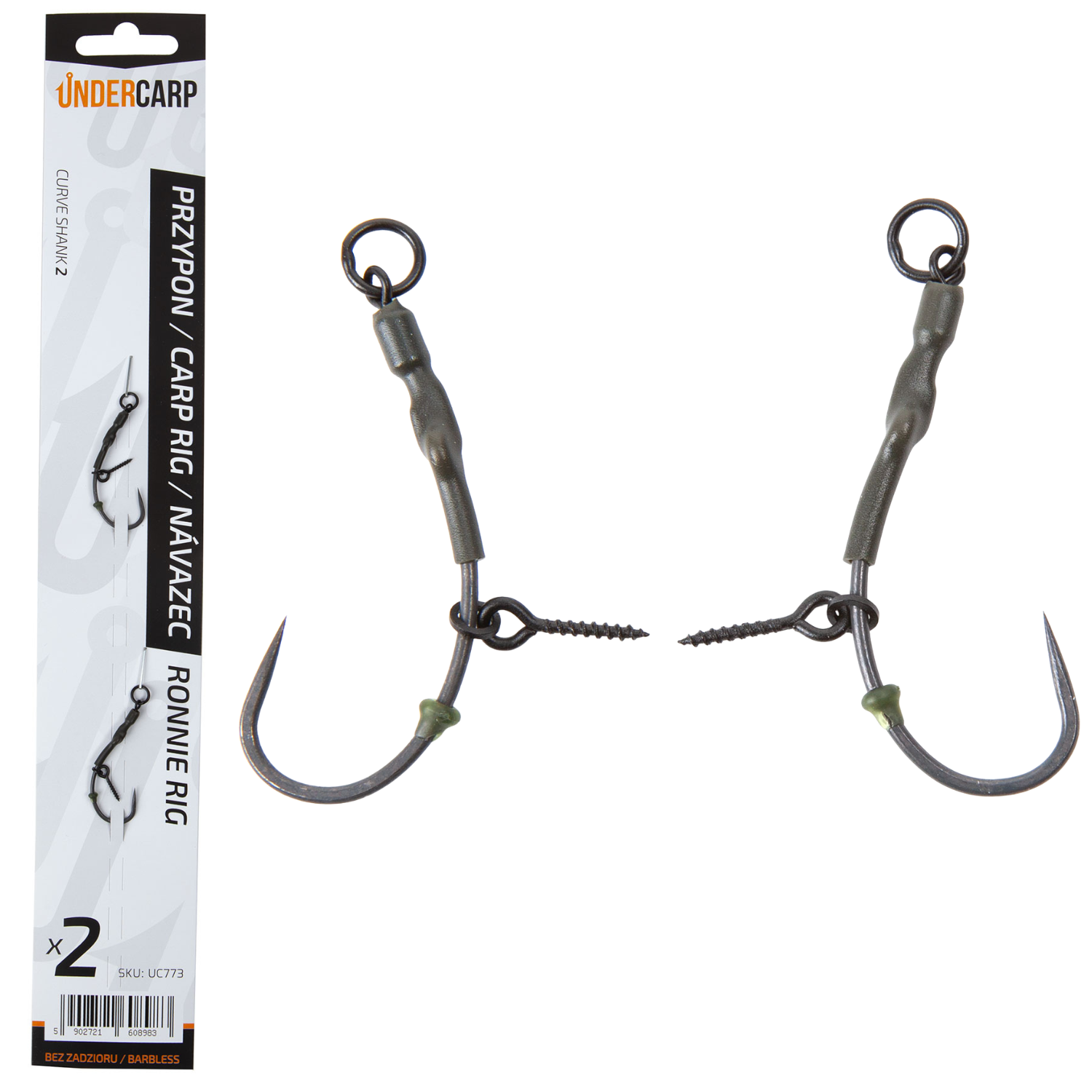 Návazec Ronnie Rig Bez Protihrotu 2 undercarp